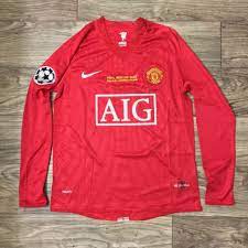 Ronaldo 2008 UCL final Jersey Long sleeve